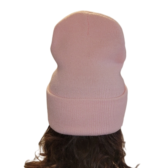 Dodge Car Logo Pink Acrylic Beanie New With Tag - Picture 2 of 9